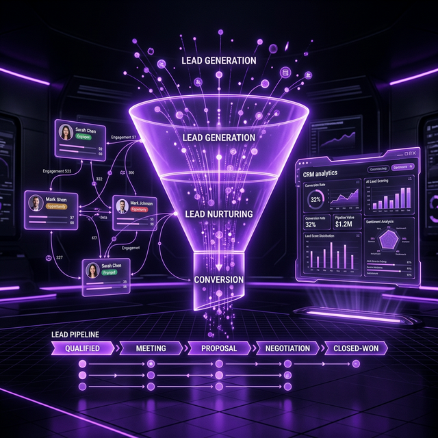 Control de Leads y CRM inteligente con IA
